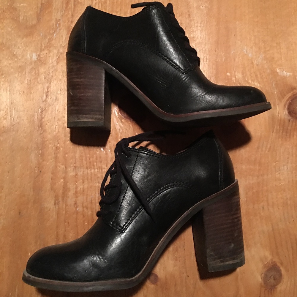 Lucky Brand Lace Up Booties